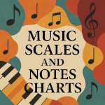 Music Scales and Notes Charts