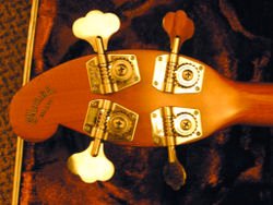 Martin EB18 Headstock showing Martin machine heads