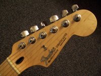 The headstock shape of the Stratocaster is actually copyrighted.