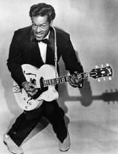 Rock pioneer Chuck Berry in 1957.